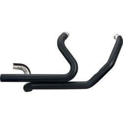 PartzBiz HD SS550-0142A - S&S Power Tune Jet Black Exhaust Head Pipes For Harley Flh/Flt 95-08 | 550-0142