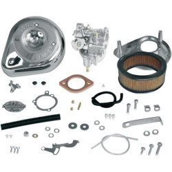 PartzBiz HD SS11-0418 - S&S 11-0418 Shorty Super "E" Carburetor Kit 66-84 Harley w/ 5 Gallon Tank