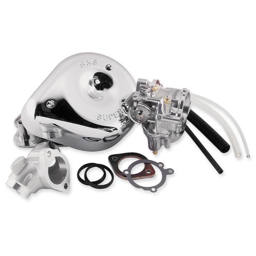PartzBiz HD: 4402832-S&S 11-0411 Shorty Super "E" Carburetor Kit L79-84 Harley Shovelhead DS-0411; DS0411; 11-0411; 499557 PartzBiz HD: 4402832-S&S 11-0411 Shorty Super "E" Carburetor Kit L79-84 Harley Shovelhead DS-0411; DS0411; 11-0411; 499557