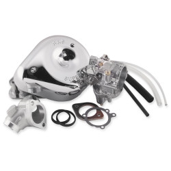 PartzBiz HD SS11-0427 - S&S 11-0427 Shorty Super "G" Carburetor Kit 84-91 Harley EVO Big Twin Models