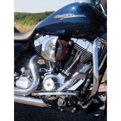 PartzBiz HD SS170-0060 - S&S Super Stock Stealth Stage 1 Air Cleaner Harley Big Twin Cam 99-15 CV/Delphi | 170-0060 1010-1508 10101508 495384