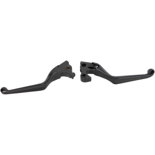 PartzBiz HD: 4402811-Stain Matte Black Wide Blade Clutch Hand Brake Levers Sportster XL 14-17 | 0610-0795