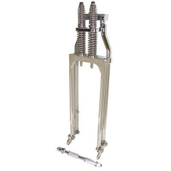 PartzBiz HD MU35212 - ความยาวสต็อก 24” ยาว Chrome Hardbody Wide Style Generation II Springers Custom 35212