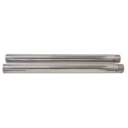PartzBiz HD MU36076 - ความยาวสต็อก 41 มม.Chrome Fork Tubes แทนที่ OE #45930-86 Harley Softail 86-99