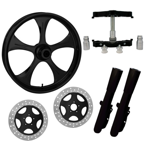 PartzBiz HD: 4402772-Stratos Black 23” ยางล้อ Dual Rotors พร้อม Raked Triple Trees ส่วนล่างและตัวเลื่อน | Stratos-DUAL-BLK-KIT-PCKG PartzBiz HD: 4402772-Stratos Black 23” ยางล้อ Dual Rotors พร้อม Raked Triple Trees ส่วนล่างและตัวเลื่อน | Stratos-DUAL-BLK-KIT-PCKG