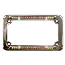 PartzBiz HD TR480868 - Street Fx Integrated Led ใบอนุญาต Chrome Plate Frame Harley Honda รถจักรยานยนต์ PartzBiz HD TR480868 - Street Fx Integrated Led ใบอนุญาต Chrome Plate Frame Harley Honda รถจักรยานยนต์