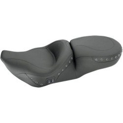 PartzBiz HD MD76650 - Studded Black One Piece Heated Touring Seat for 97-07 FLHR/ FLHX Touring Models | 76650 PartzBiz HD MD76650 - Studded Black One Piece Heated Touring Seat for 97-07 FLHR/ FLHX Touring Models | 76650