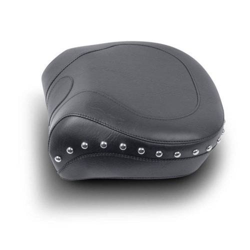 PartzBiz HD: 4402749-Mustang 79486 Wide Chrome Studded ด้านหลังสำหรับ 08-15 Harley FLSTC FLSTS 489169 0802-0492 08020492 PartzBiz HD: 4402749-Mustang 79486 Wide Chrome Studded ด้านหลังสำหรับ 08-15 Harley FLSTC FLSTS 489169 0802-0492 08020492
