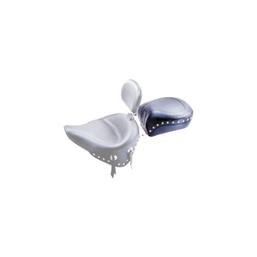 PartzBiz HD: 4402750-Mustang Seat Wide Chrome Studded เบาะหลังสำหรับ Harley 89-99 FLSTS | 79114 PartzBiz HD: 4402750-Mustang Seat Wide Chrome Studded เบาะหลังสำหรับ Harley 89-99 FLSTS | 79114