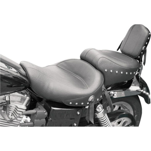 PartzBiz HD: 4402715-Mustang Seats Studded Wide Style 2 up Seat for Harley Dyna 04-05 (ex FXDWG) | 75109
