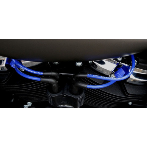 PartzBiz HD: 4402722-สายหัวเทียน Sumax 30638B Blue Pro 8mm Harley M8 FXBR 18-19