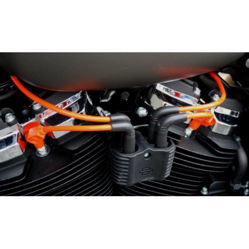PartzBiz HD: 4402726-สายหัวเทียน Sumax 30838 Orange Pro 8mm Harley M8 Softail 18-21