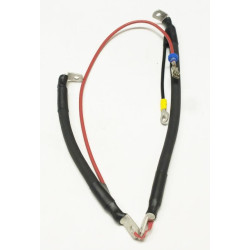 PartzBiz HD SU-22017 - Sumax Black # 2 Gauge Extreme Duty Battery Cables Complete Kit Harley 09-16 FL | 22017