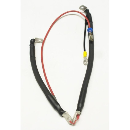 PartzBiz HD: 4402694-Sumax Black # 2 Gauge Extreme Duty Battery Cables Complete Kit Harley 09-16 FL | 22017