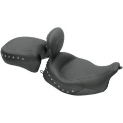 PartzBiz HD MD79447 - Super Chrome Studded Solo Seat with Removeable Driver Backrest for Harley Touring 08-13 | 79447 PartzBiz HD MD79447 - Super Chrome Studded Solo Seat with Removeable Driver Backrest for Harley Touring 08-13 | 79447