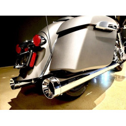 PartzBiz HD DS18113976 - SuperTrapp 140-21820 Chrome Stout Slip-On Mufflers Indian Touring 14-20 1811-3976 18113976 Touring Chief Classic Dark Horse Roadmaster Vintage best for buy