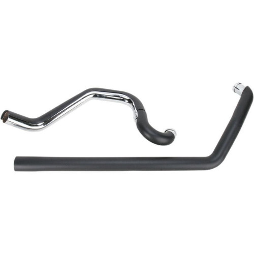 PartzBiz HD: 4402690-Supertrapp Black 2-Into-2 True Dual Headers Headpipes Exhaust Harley FLH/T 86-08 PartzBiz HD: 4402690-Supertrapp Black 2-Into-2 True Dual Headers Headpipes Exhaust Harley FLH/T 86-08