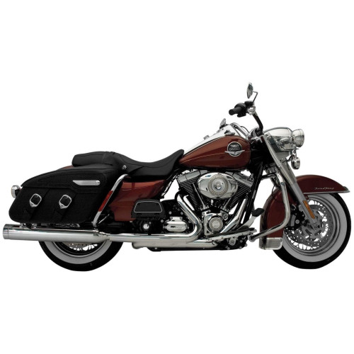 PartzBiz HD: 4402691-SuperTrapp Kerker 140-78226 Chrome Stout CVO 4" Slip On Mufflers 10-16 Harley FL 1801-0521 18010521 electra road street glide king