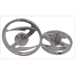 PartzBiz HD TAB-Z-RINGS-400-CONE - Tab Performance Aluminum 4.0" Zombie Ring w/ Cone Harley Exhaust Tip Baffle Muffler Insert best new custom motorcycle chopper bagger dresser upgrade pipes z-rings