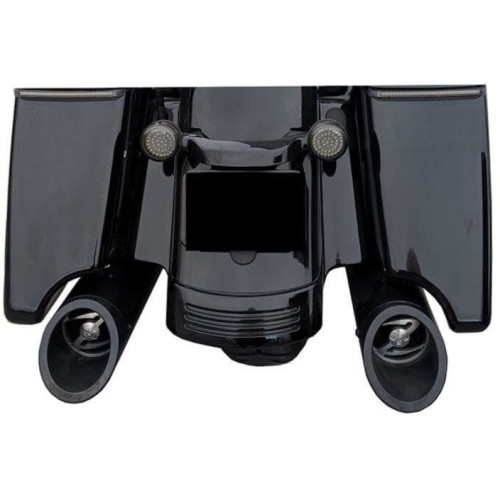 PartzBiz HD: 4402635-Tab Performance Aluminum 4.5" Zombie Ring Exhaust Tip Muffler Baffle Insert best new custom motorcycle chopper bagger dresser upgrade pipes z-rings