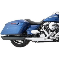 PartzBiz HD TAB-121-2294 - Tab Performance Black 4.0" B.A.M. Stick Slip On Mufflers Harley 95-16 121-2294