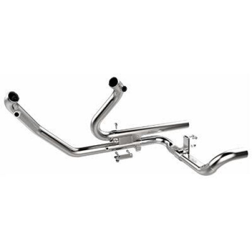 PartzBiz HD: 4402643-Tab Performance 09-16 Chrome 2-into-2 Exhaust Head Pipes Harley Touring FLH/T   electra road glide street touring king