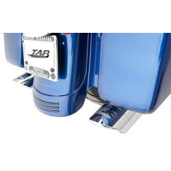 PartzBiz HD TAB-121-1294 - TAB Performance Chrome 4.0" B.A.M. Stick Slip On Mufflers Harley 95-16 121-1294