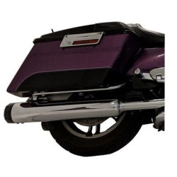 PartzBiz HD TAB-121-1296 - Tab Performance Chrome 4.5" B.A.M. Stick Slip On Mufflers Harley 95-16 121-1296