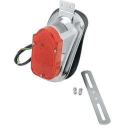PartzBiz HD DS20100562 - Drag Specialties Tombstone Taillight for Harley or Custom Universal Mount - 2010-0562