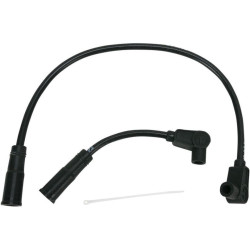 PartzBiz HD DSDS242601 - Sumax Taylor 8mm Spiro-Pro สายหัวเทียนสีดำ Harley 00-17 FX/FL FXD | 20031