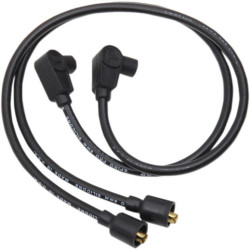 PartzBiz HD DSDS242030 - Sumax Taylor 8mm 24 ” L 90 องศา Spiro-Pro Black Spark Plug Wires Harley Custom | 76081