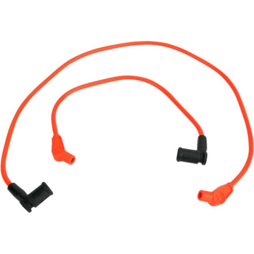 PartzBiz HD: 4402604-Sumax Taylor 8mm Spiro-Pro Orange Colored Spark Plug Wires Set Harley 09-16 FLH | 20836