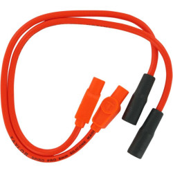 PartzBiz HD DS21040075 - Sumax Taylor 8mm Spiro-Pro ชุดสายหัวเทียนสีส้ม Harley 99-08 FLH | 20834