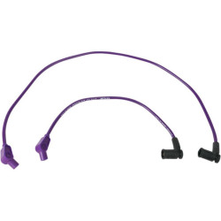 PartzBiz HD DS21040158 - Sumax Taylor 8mm Spiro-Pro ชุดสายหัวเทียนสีม่วง Harley 09-16 FLH | 20336