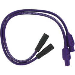 PartzBiz HD DS21040072 - Sumax Taylor 8mm Spiro-Pro ชุดสายหัวเทียนสีม่วง Harley 99-08 FLH | 20334