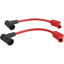 PartzBiz HD DS21040153 - Sumax Taylor 8mm Spiro-Pro ชุดสายหัวเทียนสีแดง Harley FXS FXCW | 20235