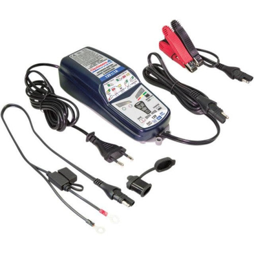 PartzBiz HD: 4402548-Tecmate Optimate 4 1A โปรแกรมคู่ เครื่องชาร์จแบตเตอรี่ 12V กำจัดซัลเฟตทนฝนและแดด PartzBiz HD: 4402548-Tecmate Optimate 4 1A โปรแกรมคู่ เครื่องชาร์จแบตเตอรี่ 12V กำจัดซัลเฟตทนฝนและแดด
