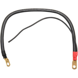 PartzBiz HD DS21130060 - Terry Components 18" Positive 4 Gauge Universal Battery Cable w/ Auxillary Wire | 21018
