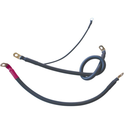 PartzBiz HD: 4402526-Terry Components 4 Gauge Complete Battery Cable Kits Harley 06-16 Dyna | 22066