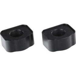 PartzBiz HD DS06021107 - EPC Great Price. Free Shipping. Thrashin Supply Black 1/2" Riser Spacer Extensions Billet Aluminum Pair