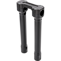 PartzBiz HD DS06021242 - Thrashin Supply Black 10" Hole Shot Risers Internal Wiring 3.5" Center Harley