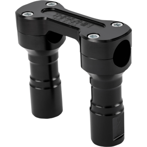 PartzBiz HD: 4402516-Thrashin Supply Black 4" Hole Shot Risers Internal Wiring 3.5" Center Harley PartzBiz HD: 4402516-Thrashin Supply Black 4" Hole Shot Risers Internal Wiring 3.5" Center Harley
