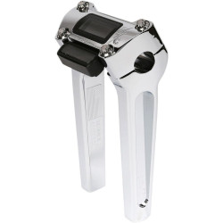 PartzBiz HD DS06021057 - Thrashin Supply Black 8" w/ Gauge Cutout Handlebar Pullback Riser TSC-8025-3  0602-1057 06021057 bar custom harley davidson