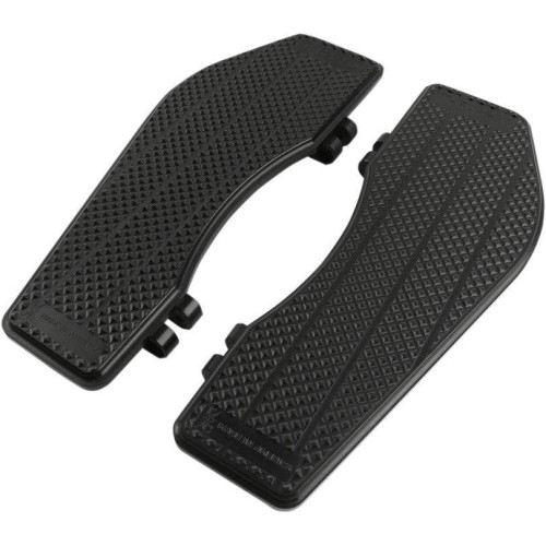 PartzBiz HD: 4402487-Thrashin Supply Black Billet Aluminum Front Driver Floorboards Harley FL 83-18 | TSC-2200-1