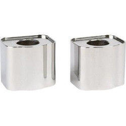 PartzBiz HD DS06021110 - EPC Great Price. Free Shipping. Thrashin Supply Chrome 1" Riser Spacer Extensions Billet Aluminum Pair