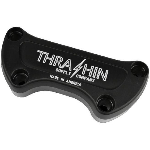 PartzBiz HD: 4402479-Thrashin Supply Co Black 1" Top Handlebar Clamp FX FL TSC-2800-4 0603-0796 06030796 PartzBiz HD: 4402479-Thrashin Supply Co Black 1" Top Handlebar Clamp FX FL TSC-2800-4 0603-0796 06030796