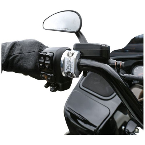 PartzBiz HD: 4402450-Thrashin Supply Co แคลมป์เบรคแบบเครื่องจักรแบบดิบ Harley Sportster 04-20