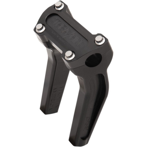 PartzBiz HD: 4402453-Thrashin Supply Company Black 6.5" w/o Gauge Cutout Handlebar Riser TSC-6525-1 0602-1046 06021046 bar custom harley davidson