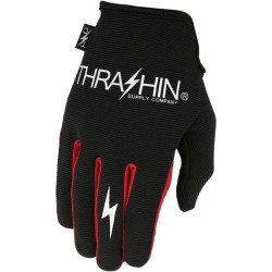 PartzBiz HD DS33013492C - Thrashin Supply Company Black/Red Stealth Motorcycle Gloves PartzBiz HD DS33013492C - Thrashin Supply Company Black/Red Stealth Motorcycle Gloves