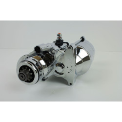 PartzBiz HD MW70-236 - Ultima Chrome Thunderfire Heavy Duty 1.4kw สตาร์ทมอเตอร์ Harley 07-16 TC | 70-236